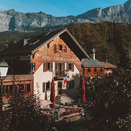 Auberge Des Gorges Servoz Eksteriør billede
