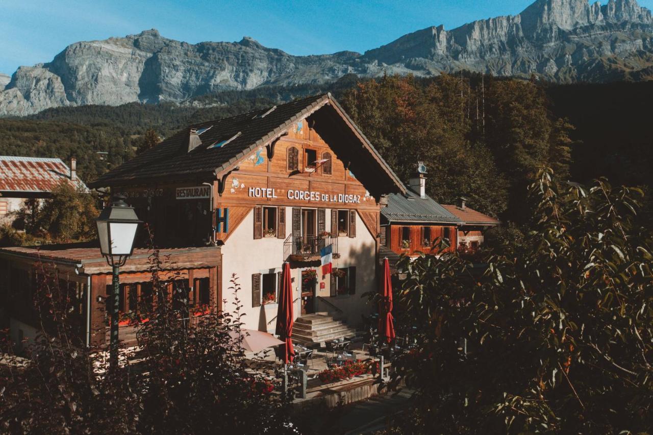 Auberge Des Gorges Servoz Eksteriør billede