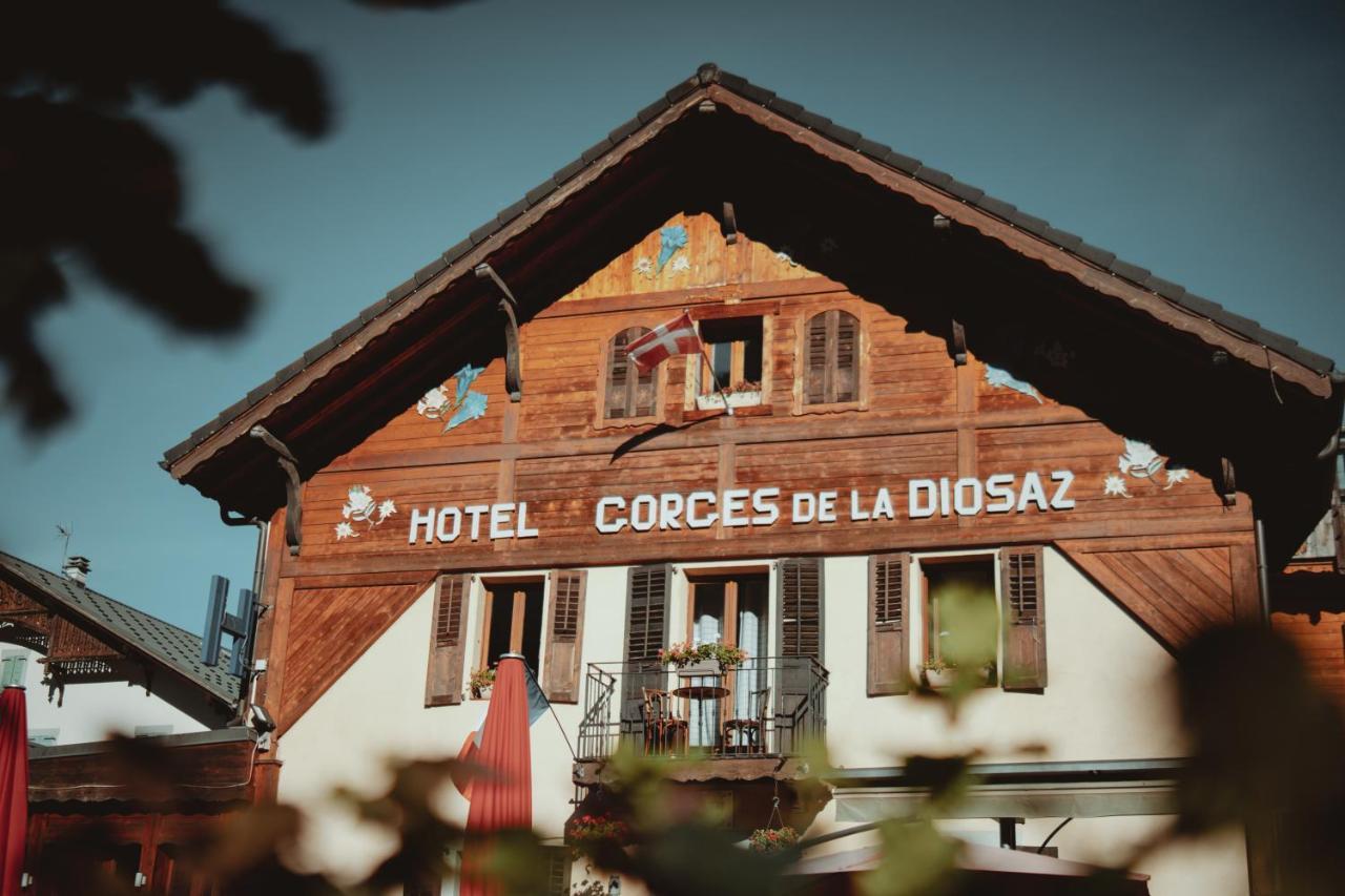 Auberge Des Gorges Servoz Eksteriør billede